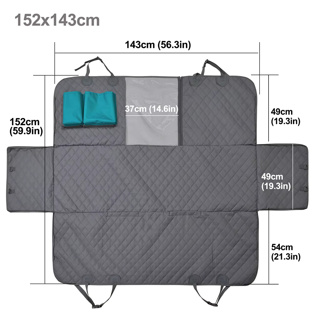 Housse Siège Voiture Chien – Imperméable, Anti-Poils & Lavable en Machine