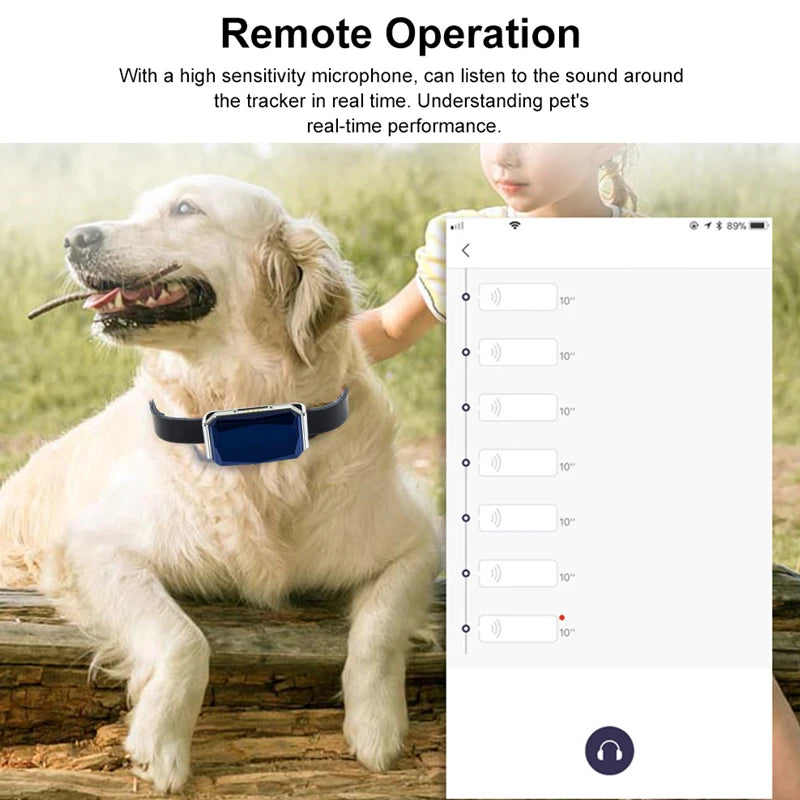 Collier GPS Chien & Chat – Localisation en Temps Réel, Étanche & Longue Autonomie