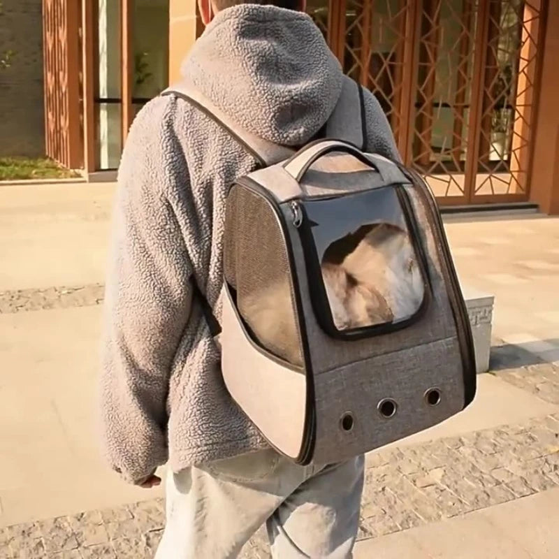Sac à Dos de Transport Chat & Chien – Grande Capacité & Respirant