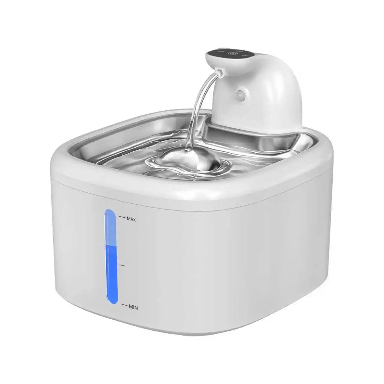 PawFlow Fontaine à Eau pour Chat – 3,5L Sans Fil & Détection de Mouvement