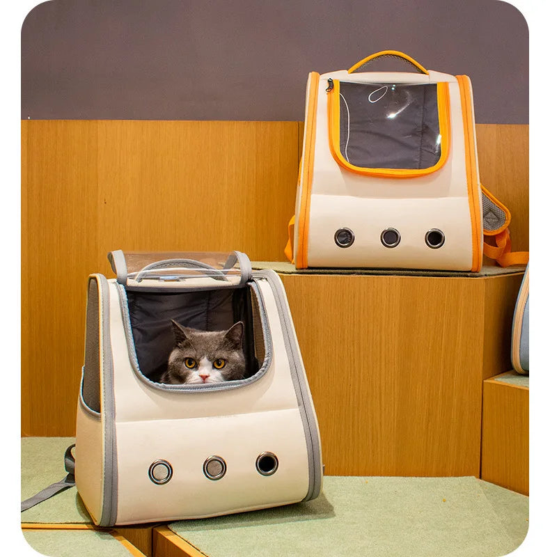 Sac à Dos de Transport Chat & Chien – Grande Capacité & Respirant