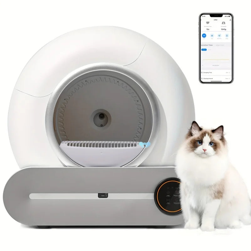PawFlow Litière Connectée – Contrôle via App
