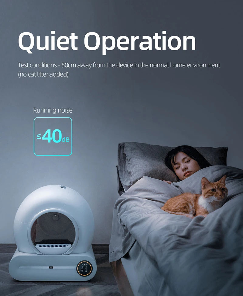 PawFlow Litière Connectée – Contrôle via App