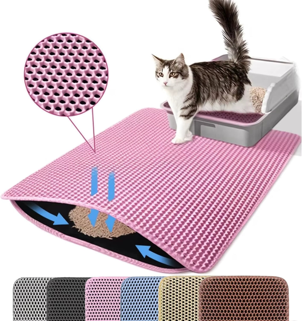 PawFlow Tapis Litière – Anti-Projections