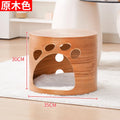 PawFlow Lit Capsule pour Chat – Maison Acrylique Transparente & Cadre en Bois
