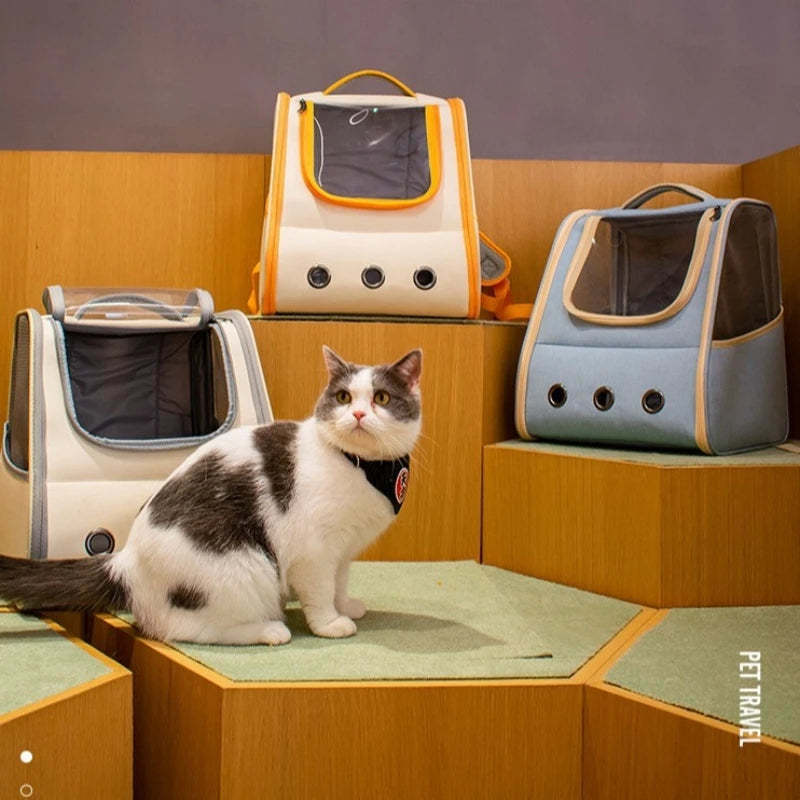 Sac à Dos de Transport Chat & Chien – Grande Capacité & Respirant