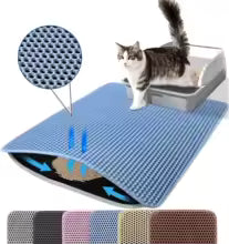 PawFlow Tapis Litière – Anti-Projections