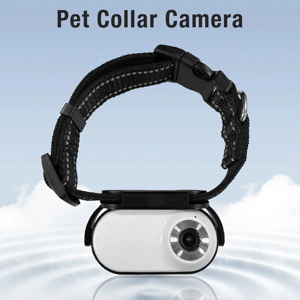 Caméra Collier Animal 120° – Fixation Magnétique, Vidéo & Photo