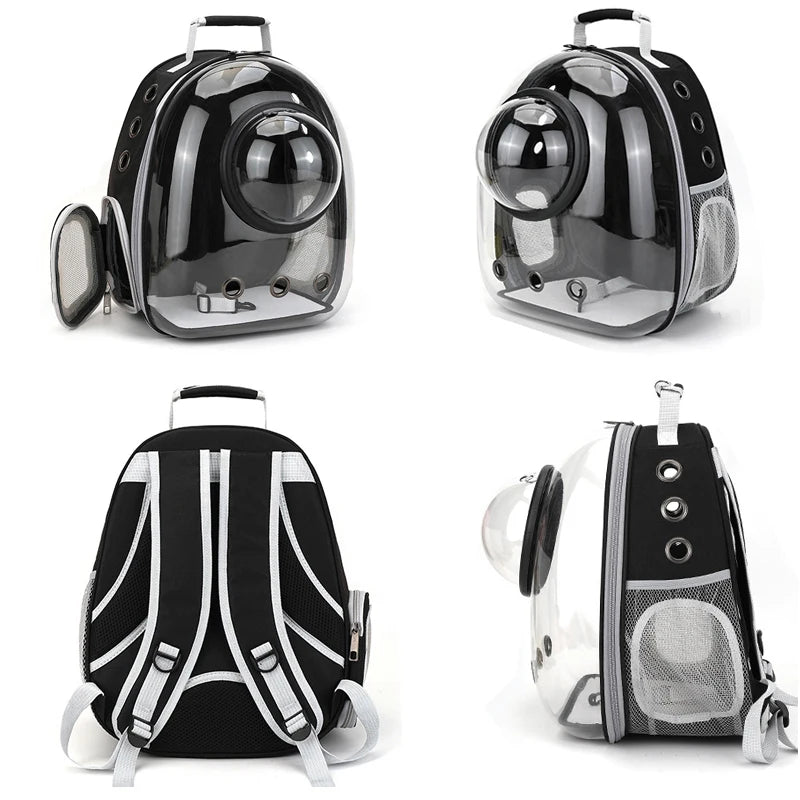 PawFlow Capsule Astronaute – Transport Sécurisé