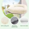 Hamac de fenêtre pour chat PawFlow – vue principale avec ventouses