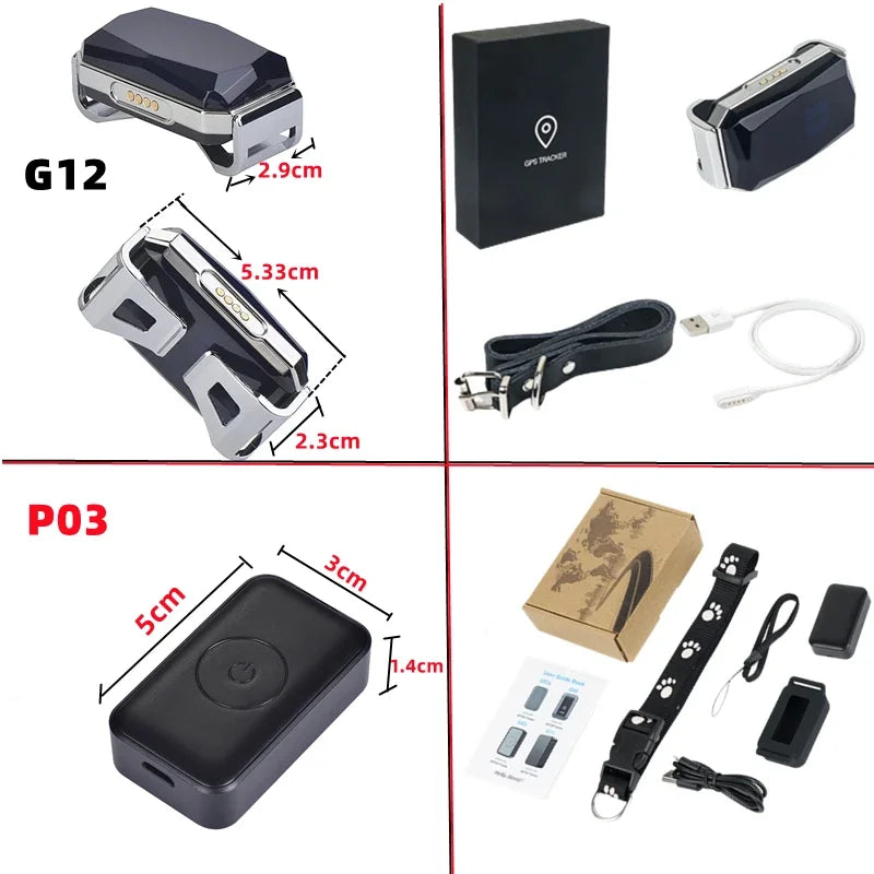 Collier GPS Chien & Chat – Localisation en Temps Réel, Étanche & Longue Autonomie