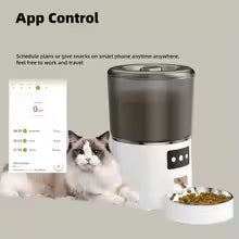 Gamelle Connectée WiFi 4L – Nourrissez votre animal même à distance