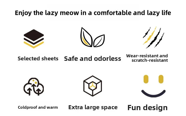 PawFlow Lit Capsule pour Chat – Maison Acrylique Transparente & Cadre en Bois